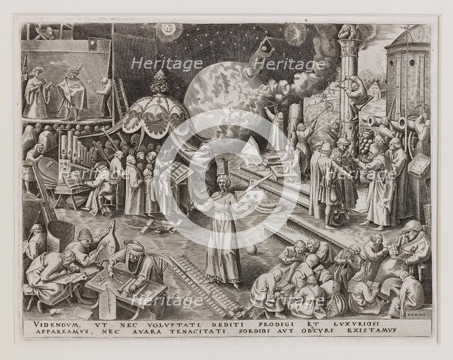 Temperantia (Temperance) from The Seven Virtues, 1560. Creator: Galle, Philipp (Philips) (1537-1612).