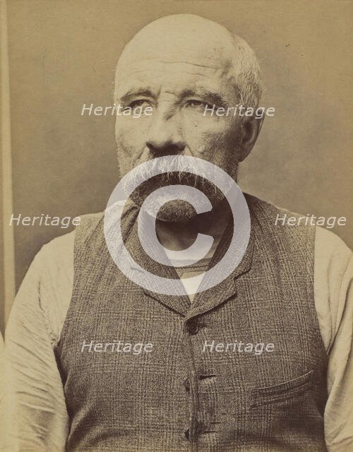 Marie. Constant. 53 ans, né le 27/8/38 à Ste-Houvrince (Calvados). Garçon rnarçon. Anarchi..., 1894. Creator: Alphonse Bertillon.