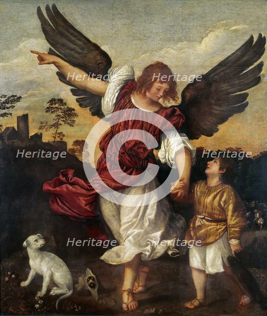 Tobias and the Angel, ca 1521-1525. Creator: Titian (1488-1576).