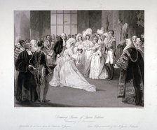 Presentation ceremony in St James's Palace, Westmister, London, c1840. Artist: Harden Sidney Melville       