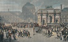 'A Day of Review Under The Empire, Place Du Carrousel', 1810, (1896). Artist: Unknown.