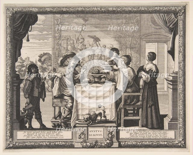 Taste, 1635-38. Creator: Abraham Bosse.