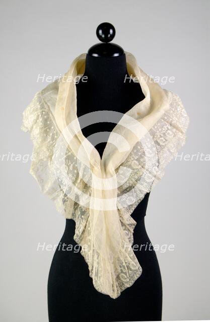 Fichu, American, 1790-1810. Creator: Unknown.