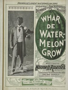 'Whar de watermelon grow', 1898. Creator: Unknown.