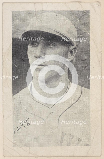 Robertson, 3 B, from Baseball strip cards (W575-2), ca. 1921-22. Creator: Unknown.
