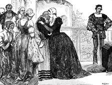 The execution of Anne Boleyn, 1536. Artist: Unknown