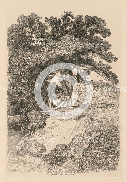 Liber Studiorum: Plate 13, Duncomb Park, Yorkshire: No. 5, 1838. Creator: John Sell Cotman (British, 1782-1842).