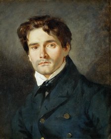 Portrait of Léon Riesener (1808-1878), 1835. Creator: Delacroix, Eugène (1798-1863).