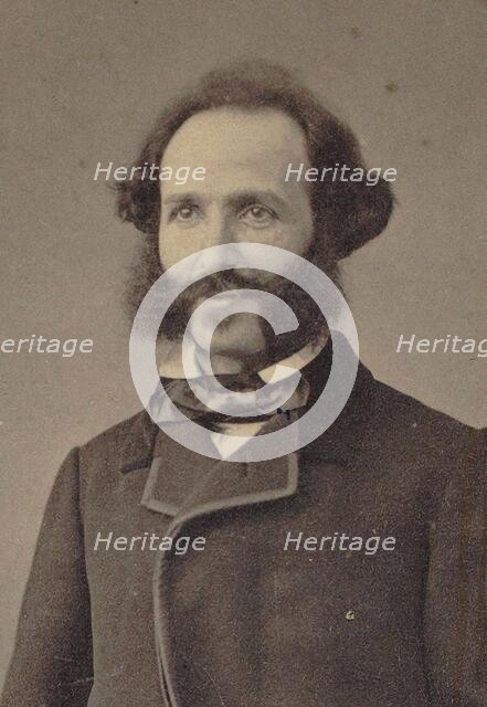 Portrait of the composer Napoléon Alkan (1826-1906), 1870. Creator: Photo studio N. Robe.