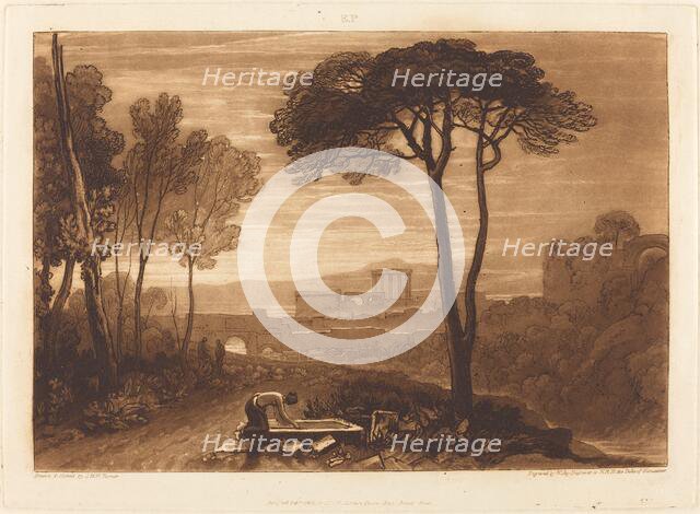 Scene in the Campagna, published 1812. Creator: JMW Turner.