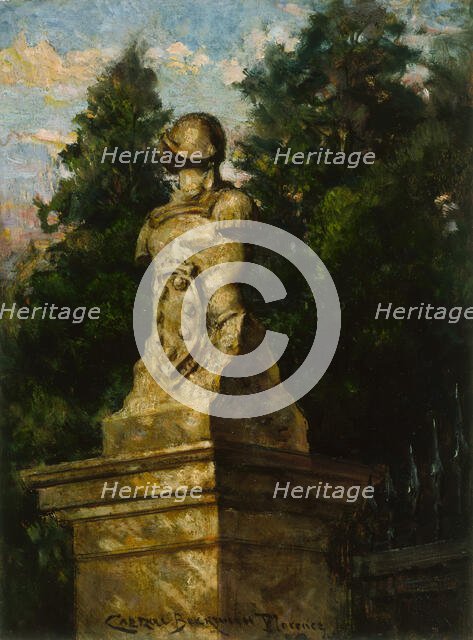 Modigliani Gate Post, 1910. Creator: Carroll Beckwith.