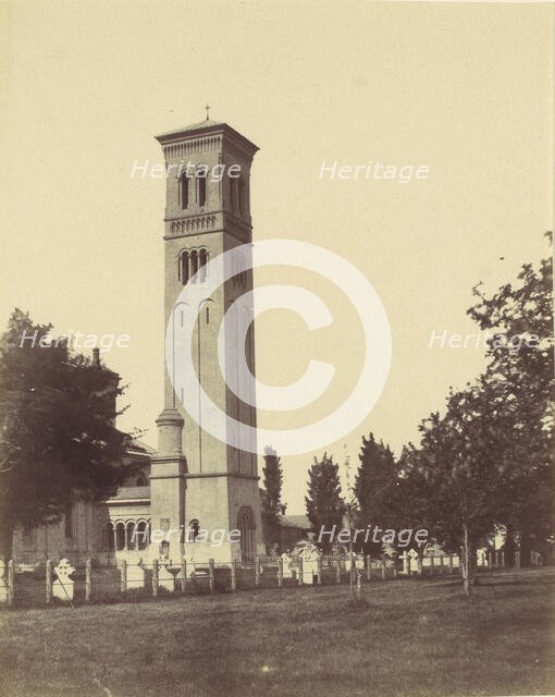 Wilton Church, East End and Bell Tower, 1850s. Creator: Unknown.