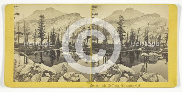Mt. Hoffman, Yosemite, Cal., 1855/75. Creators: Kilburn Brothers, BW Kilburn.