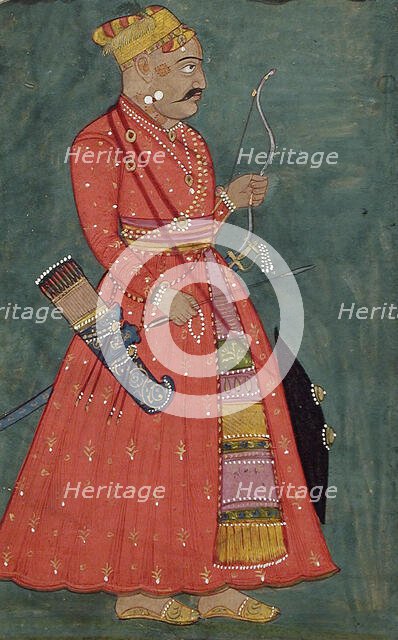 Maharaja Kesari Singh (Kesava Sen, 1574-1604), c1725. Creator: Unknown.