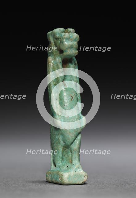 Amulet of Taweret, 305-30 BC. Creator: Unknown.