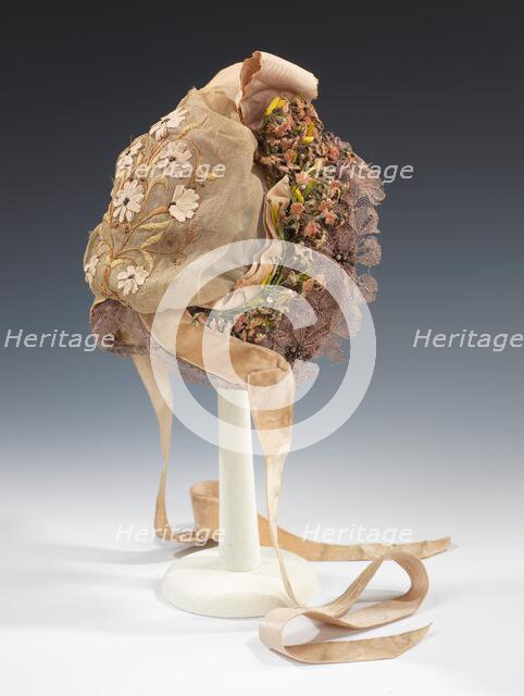 Bonnet, French, ca. 1885. Creator: Unknown.