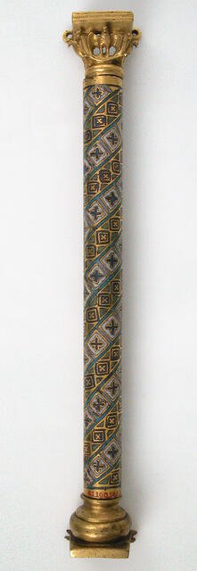 Colonnette from a Reliquary Shrine, German, ca. 1175-1200. Creator: Unknown.
