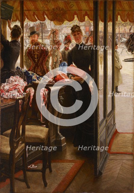 The Shopgirl, 1879-1885. Artist: Tissot, James Jacques Joseph (1836-1902)