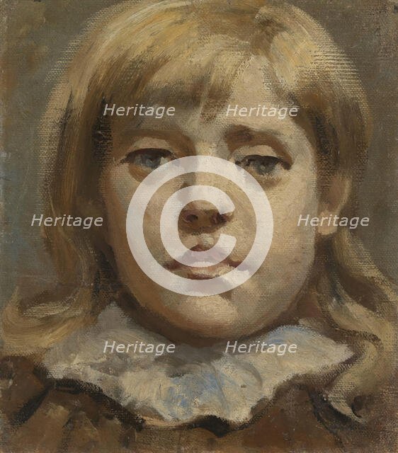 Portrait of Johanna, the Artist's Sister, probably 1887. Creator: Halfdan Egedius.