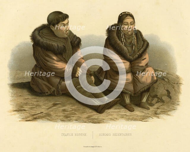 Sedentary Koryaks, 1856. Creator: Ivan Dem'ianovich Bulychev.