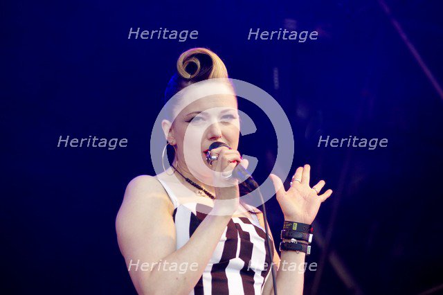 Imelda May, Love Supreme Jazz Festival, Glynde Place, East Sussex, 2014.  Artist: Brian O'Connor.