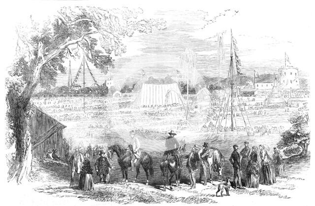 The Lower Canadian Agricultural Exhibition, 1854. Creator: Unknown.