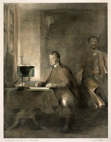 'Wellington Writing His Despatches', c1836. Artist: David Wilkie.