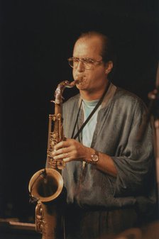 Michael Brecker, Maastricht Jazz Mecca, Netherlands, 1992. Creator: Brian Foskett.