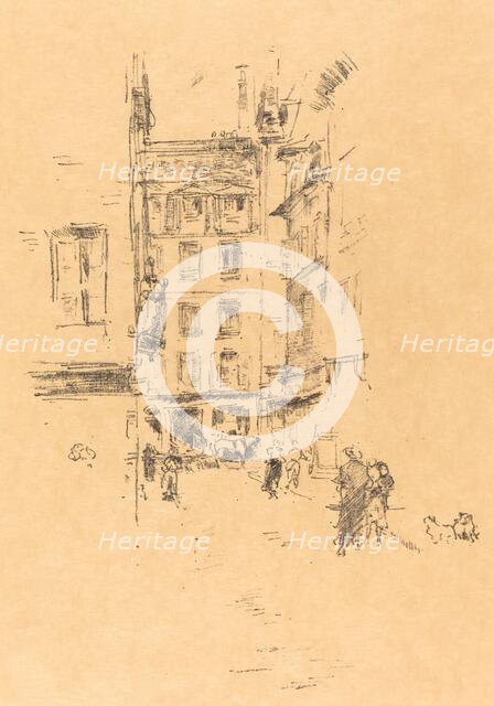 Rue Furstenburg, 1894. Creator: James Abbott McNeill Whistler.
