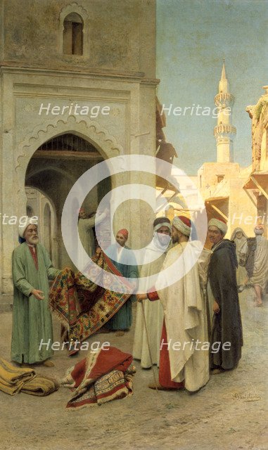 'Rug Merchant', 19th/20th century.  Artist: Frederico Bartolini