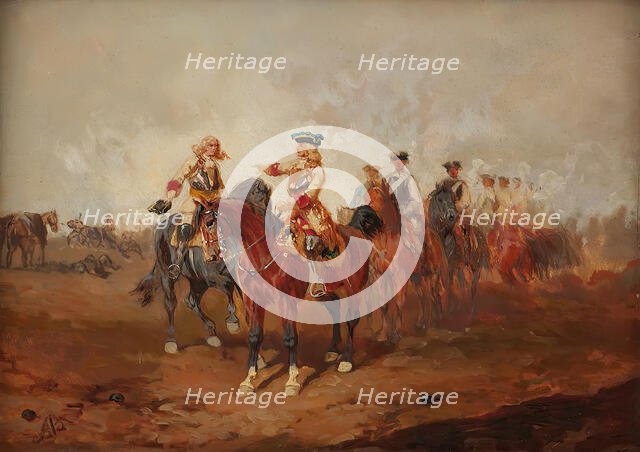 After the battle, 1870/1880. Creator: Alexander Bensa.