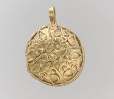 Pendant, Langobardic, 6th-7th century. Creator: Unknown.
