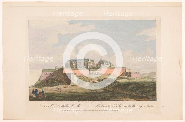 East view of Sterling Castle, Scotland, 1753. Creator: Paul Sandby.