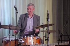 Steve Brown, Nat Steele Quartet with Grant Stewart, Watermill Jazz Club, Surrey, 4 Feb 2020. Creator: Brian O'Connor.