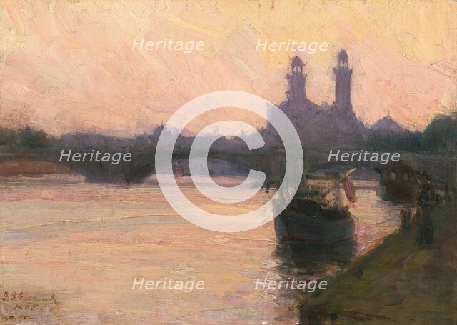 The Seine, c. 1902. Creator: Henry Ossawa Tanner.