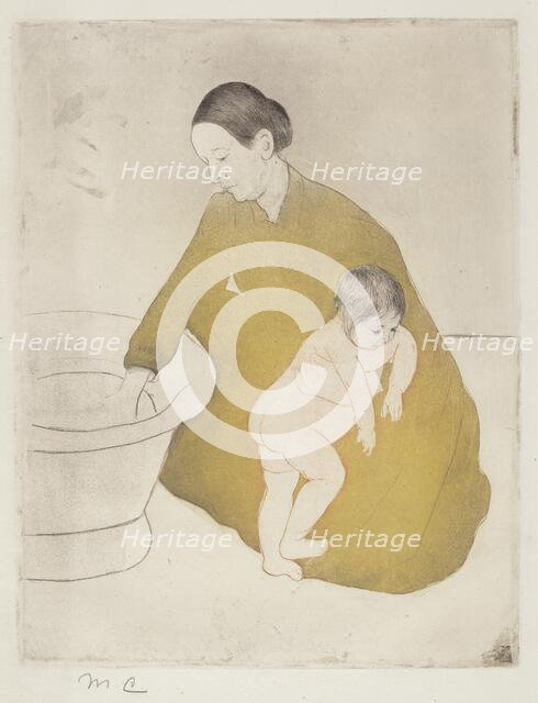 The Bath, 1890-1891. Creator: Mary Cassatt.