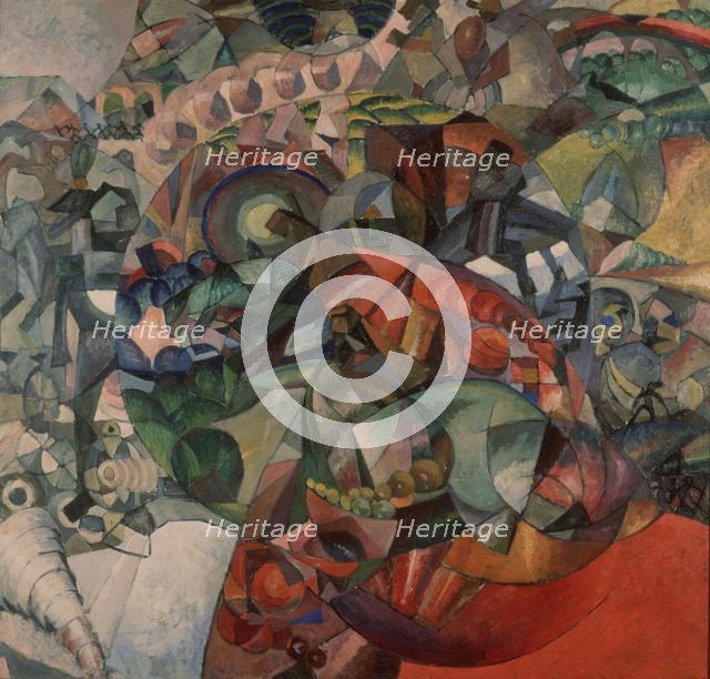 Allegory of the Patriotic War of 1812, 1912. Artist: Lentulov, Aristarkh Vasilyevich (1882-1943)