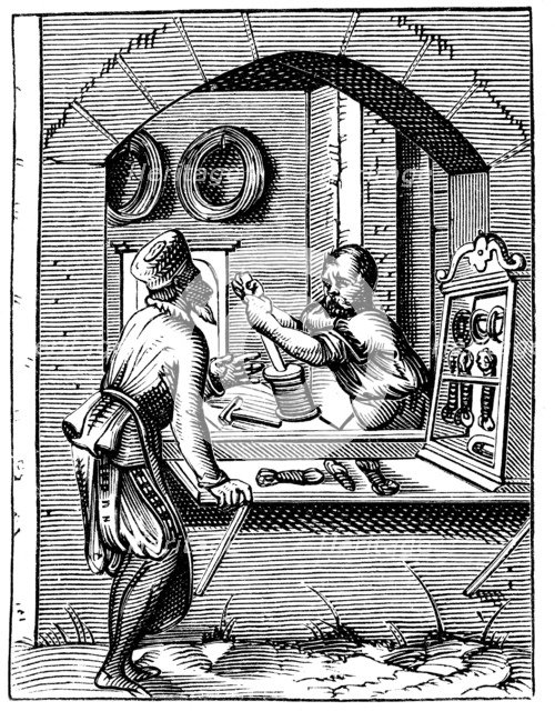 Wire Worker, 16th century. Artist: Jost Amman