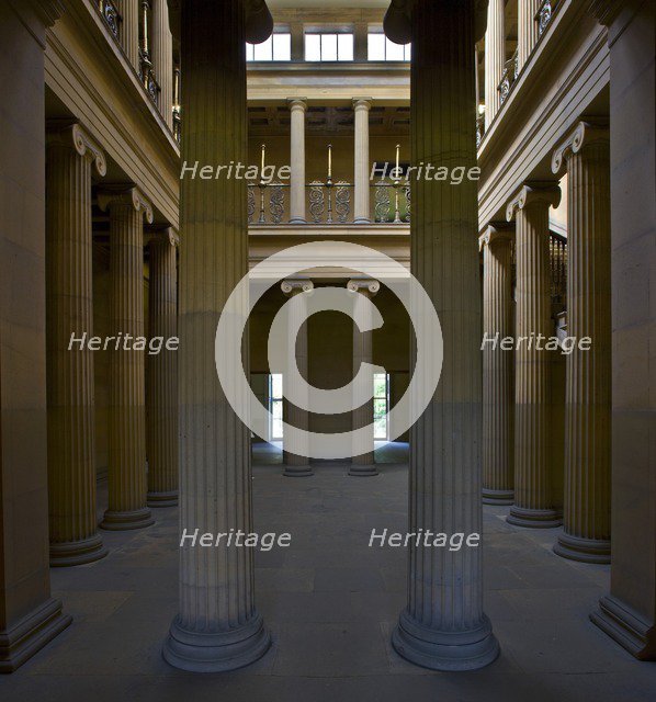 The Pillar Hall, Belsay Hall, Northumberland, 2009. Artist: Graeme Peacock.