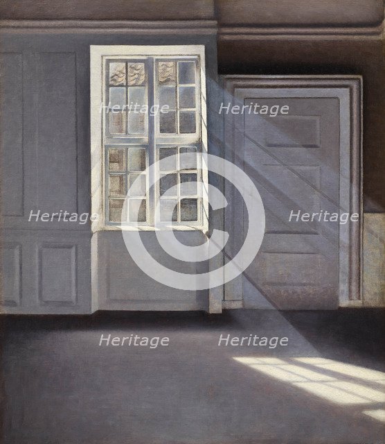 Sunshine. Dust motes dancing in the sunbeams, 1900.