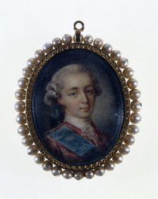 Portrait of Louis-Auguste, Dauphin of France, future Louis XVI, c1769. Creator: Peter Adolf Hall.