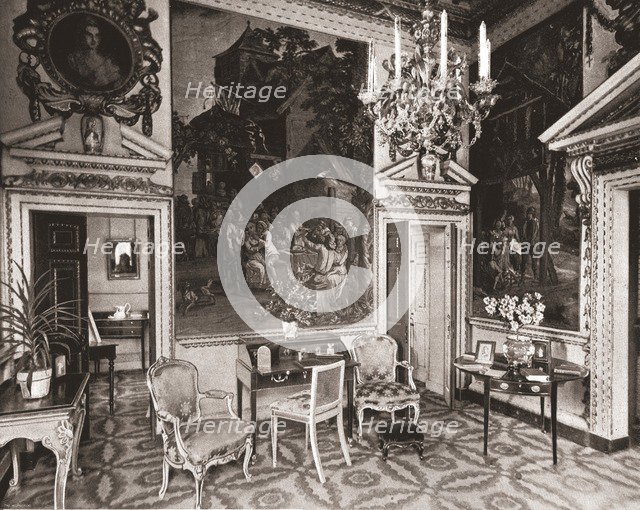 The Tapestry Room, Chiswick House, London, 1894. Creator: Unknown.