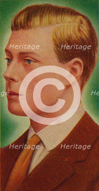 The Prince of Wales, 1935. Artist: Unknown.