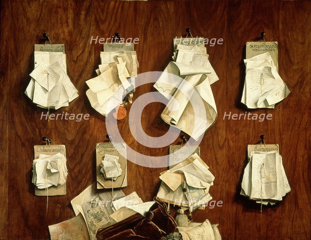 Treasury Papers and Documents, 1656. Artist: Brisé, Cornelis (ca 1622-ca 1670)