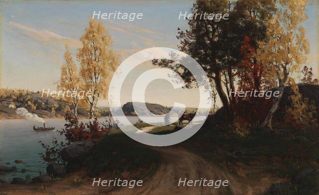 Autumn Landscape, 1878. Creator: Fanny Churberg.