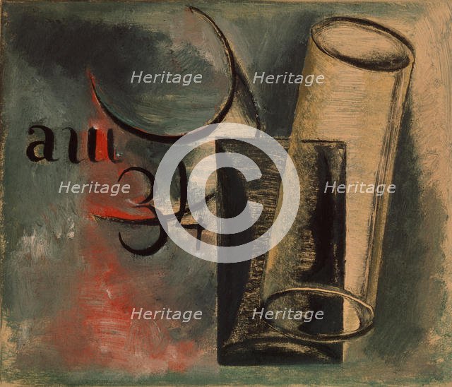 Composition with Geometric Bodies, 1934. Artist: Shevchenko, Alexander Vasilyevich (1883-1948)