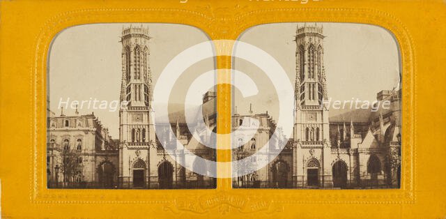 St. germain l'auseerrois, 1860s. Creator: Adolphe Block.