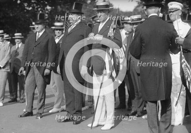 Draft Parade - C.J. Columbus; William F. Gude; Wilson; William T. Galliher, 1917. Creator: Harris & Ewing.