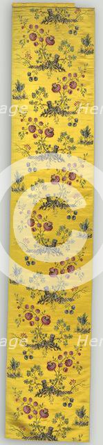 Floral Panel, 1800s. Creator: Unknown.