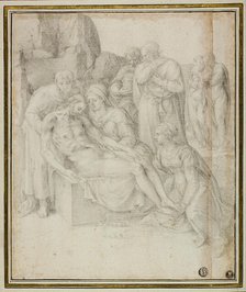 Lamentation, 1540/68. Creator: Giulio Clovio.